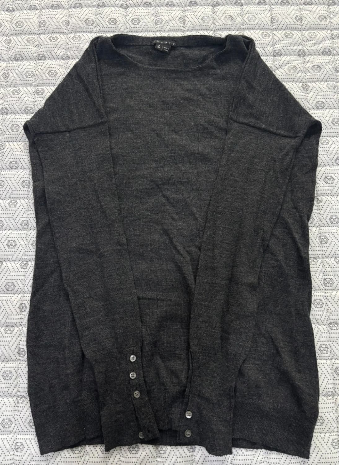 한섬 띠어리 Theory 여성 다크 그레이 니트 ~55반 상품이미지4