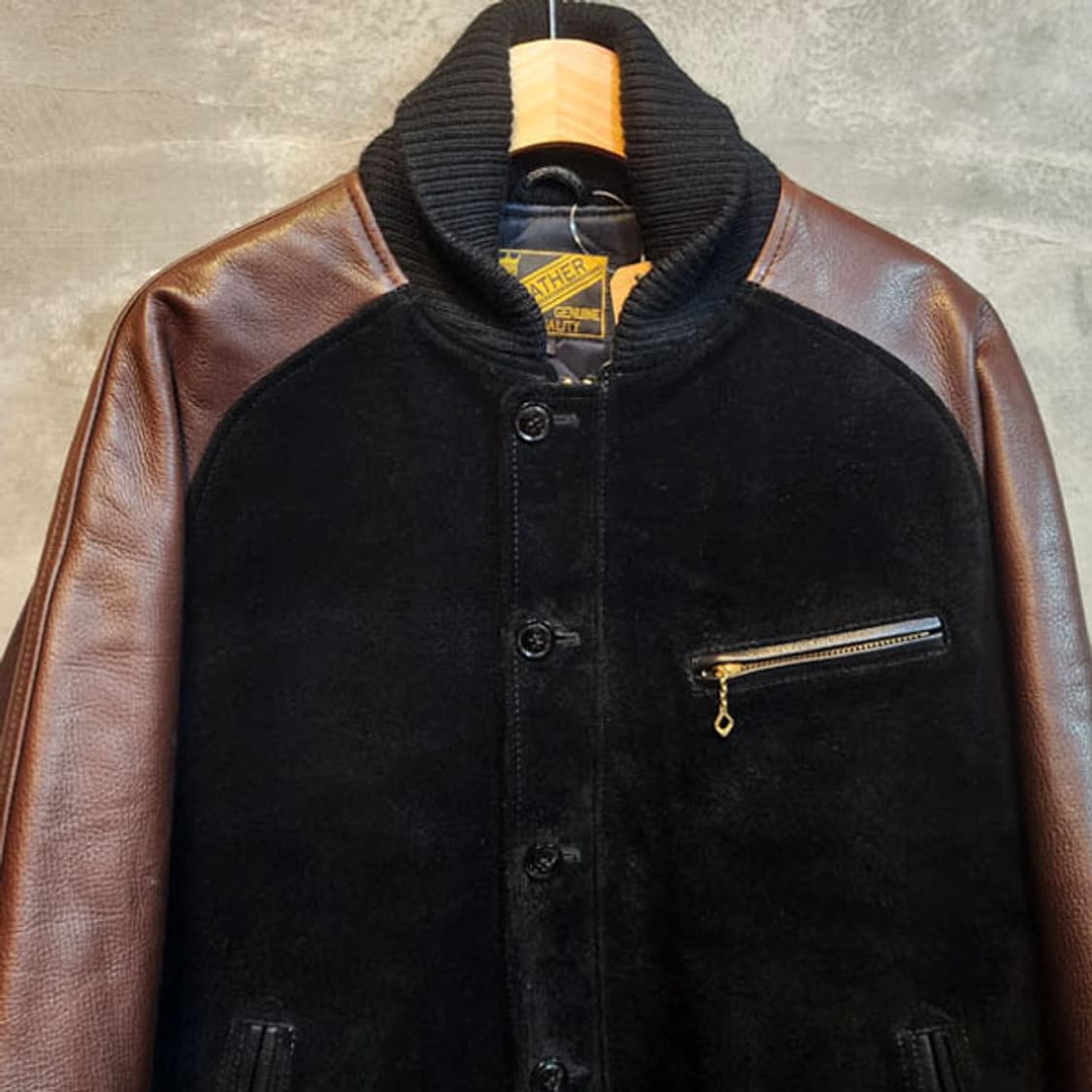 Y'2 LEATHER Y2레더 스티어 러프아웃 오일 립 자켓 (42) 상품이미지4