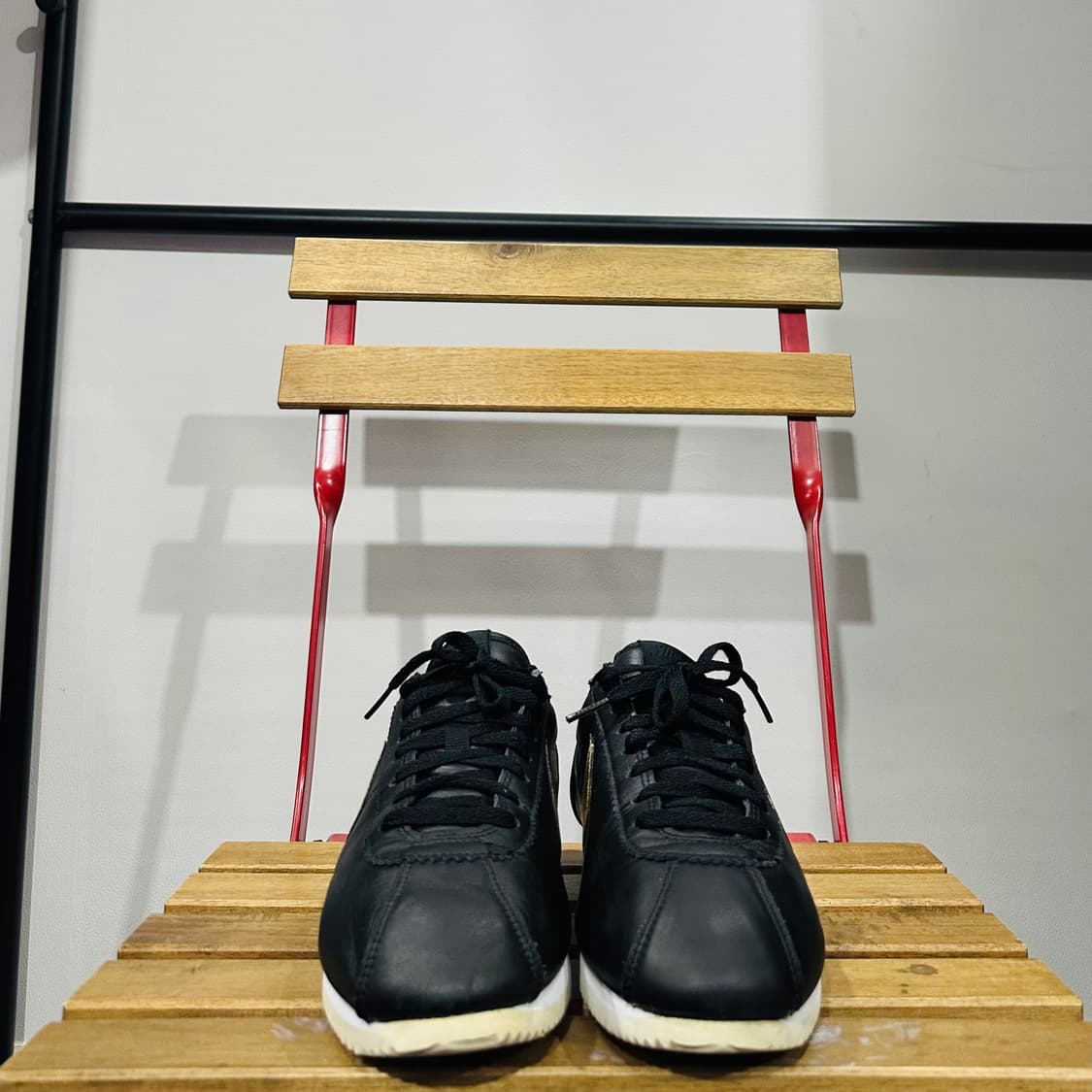 280) 나이키 운동화 남성 남자 신발 코르테즈 블랙 골드 상품이미지2