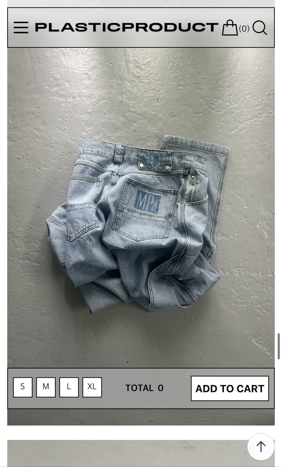 (2일만 급처)플라스틱 프로덕트 MPa CALF POCKET PANTS 상품이미지5