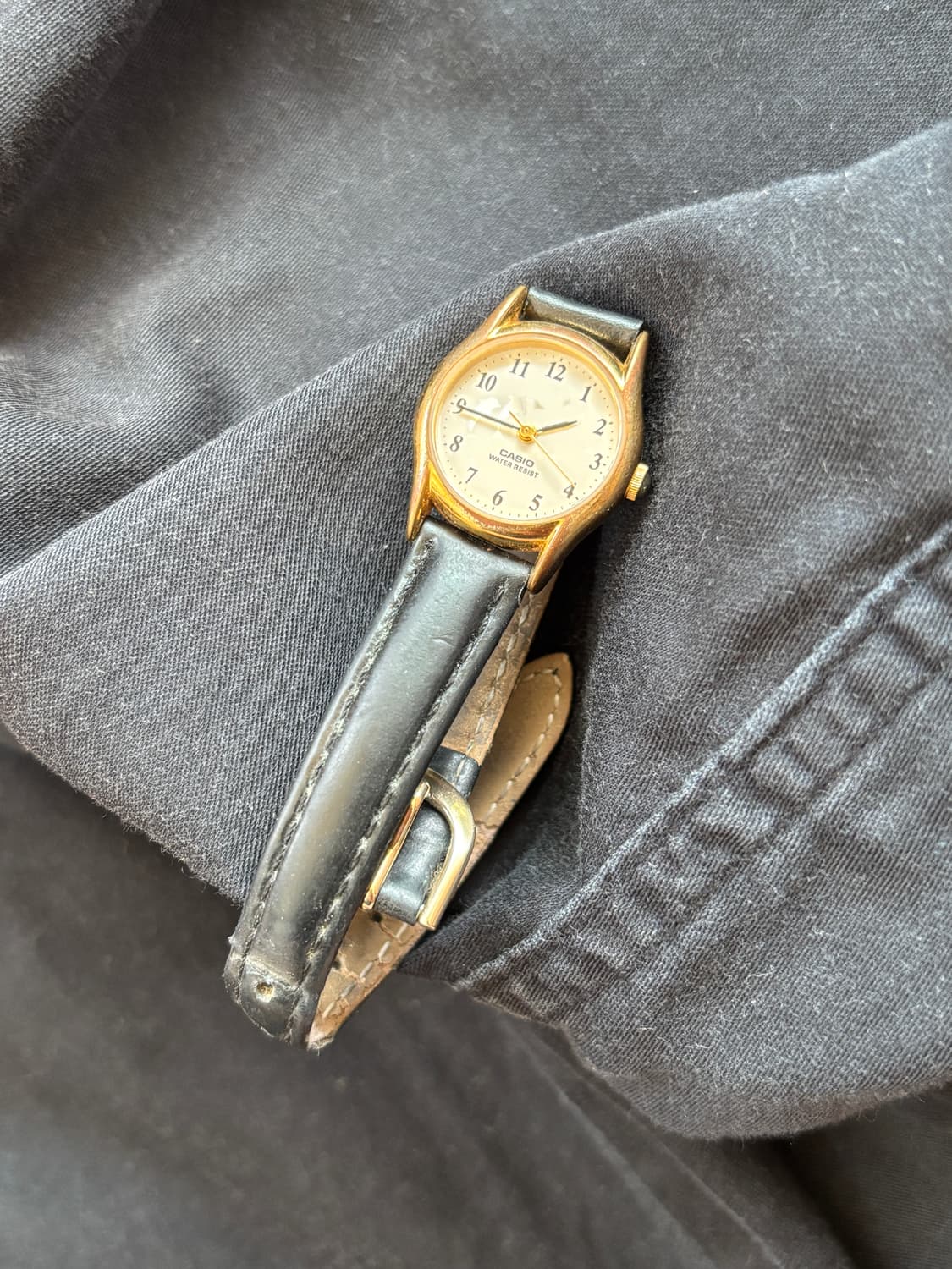 vintage casio leather band watch 상품이미지1