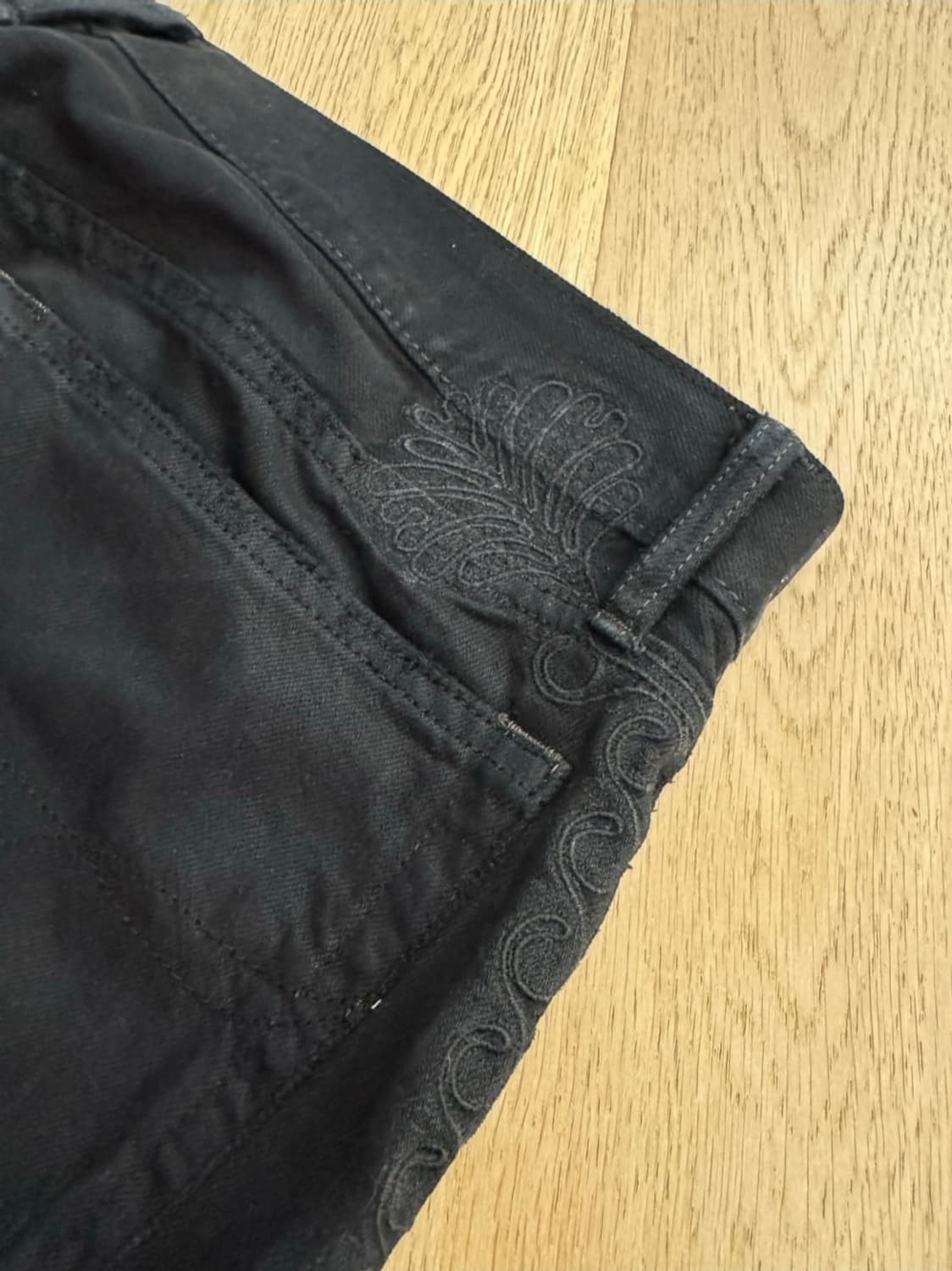 폴로 랄프로렌 자수 블랙 진 상품이미지4