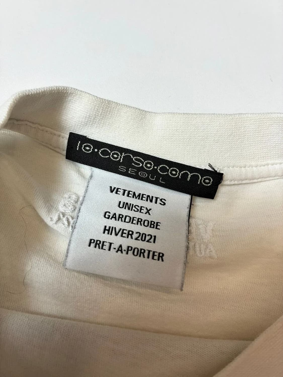 베트멍 x 일꼬르소 20ss 로고 반팔 티셔츠 PN8880 상품이미지7