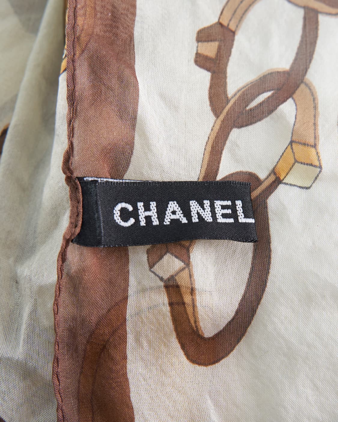Chanel 멀티컬러 실크 스카프 상품이미지5