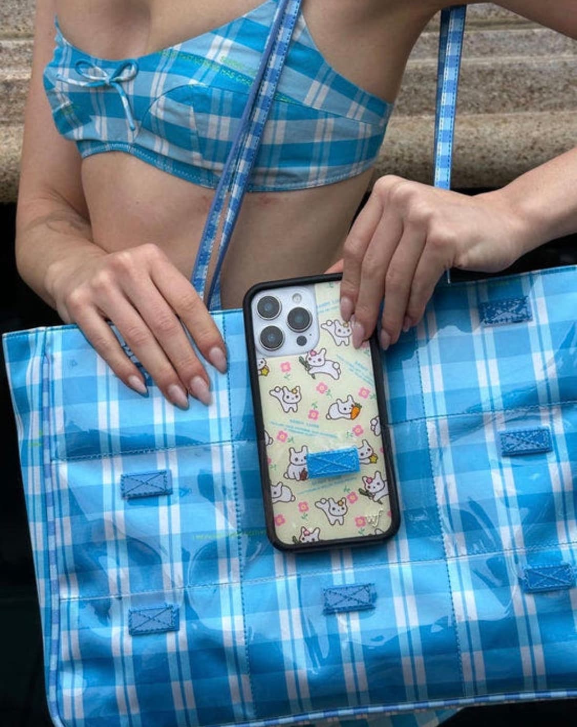 와일드플라워 샌디리앙 버니 기프트 랩 케이스 14프로 상품이미지3