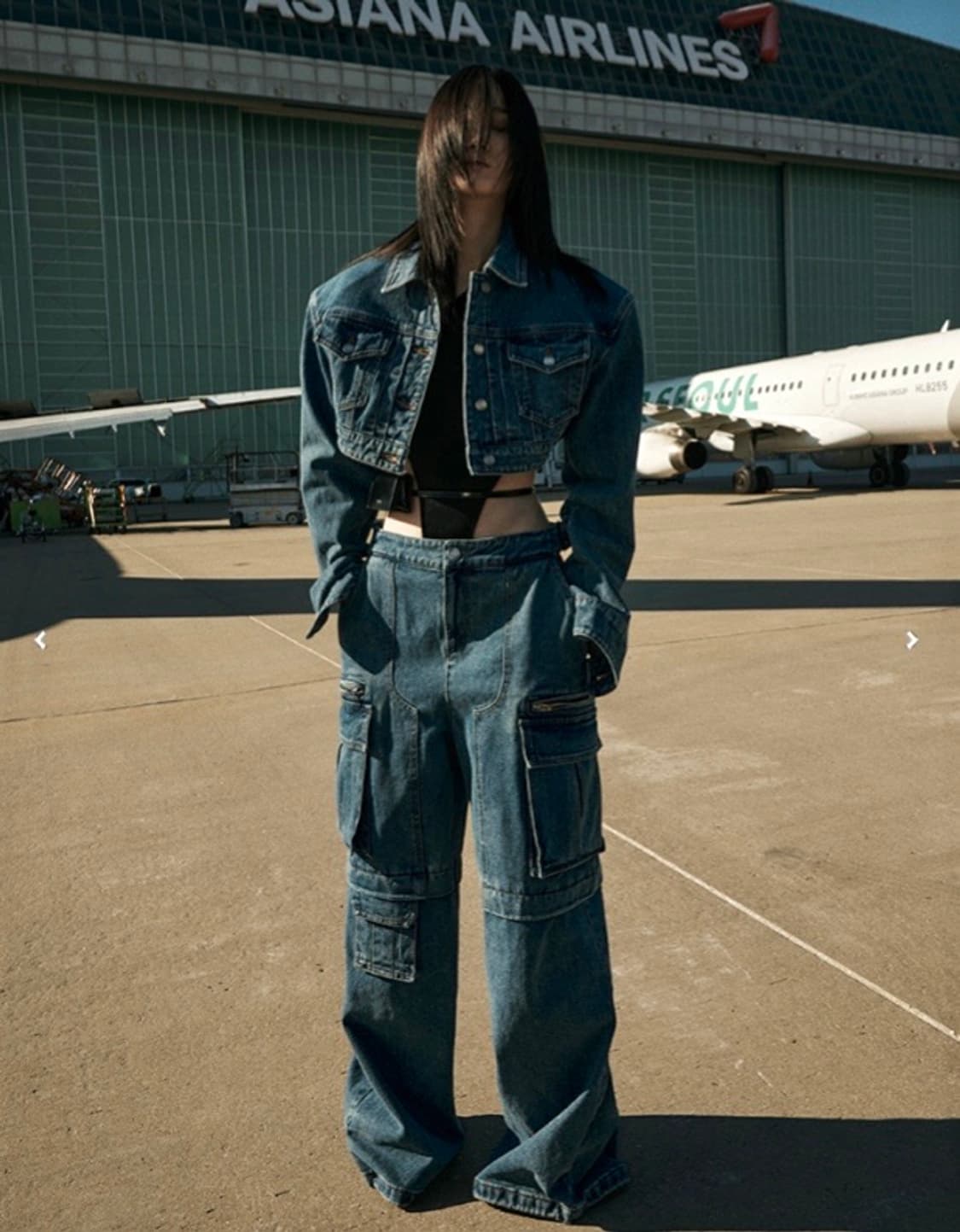 (미시착) Juun.J 준지 22fw 크롭 데님자켓 상품이미지1