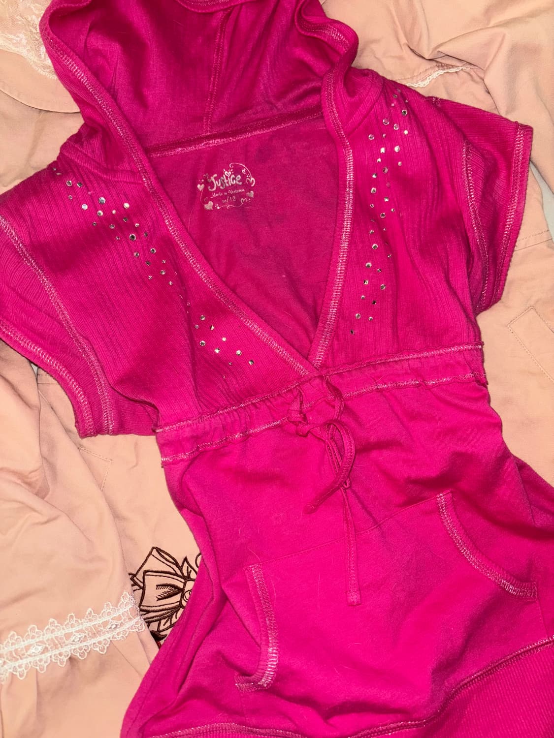 빈티지 와투케 큐빅 후드 반팔 상품이미지1