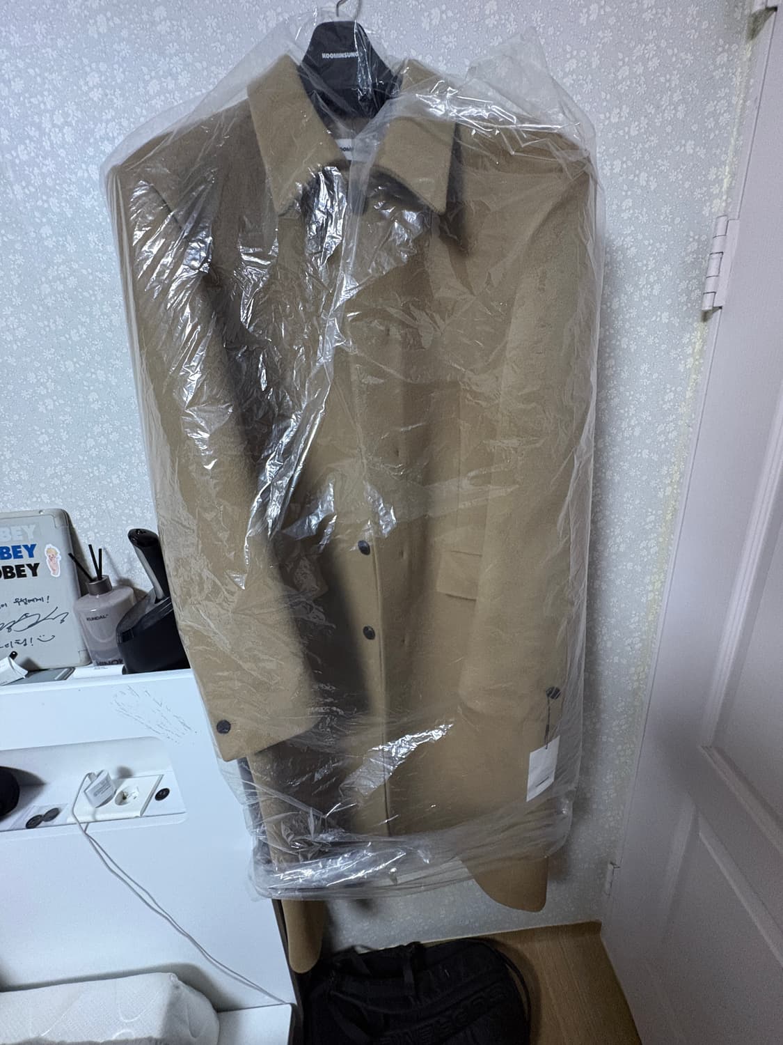 구민성 와이드 맥코트 울캐시미어 코트 L 새상품 상품이미지4