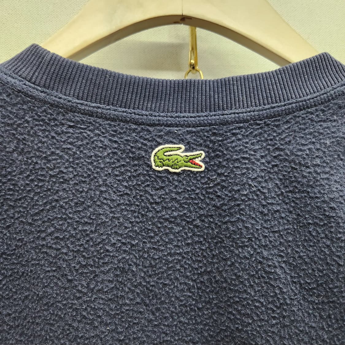 라코스테 라이브 빅로고 자수 후리스 맨투맨 상품이미지4