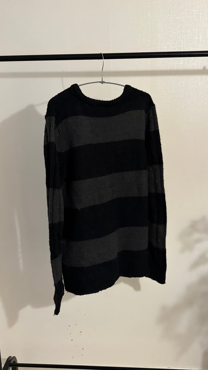 빈티지 그런지 스트라이프 니트 커트코베인 무드 상품이미지3