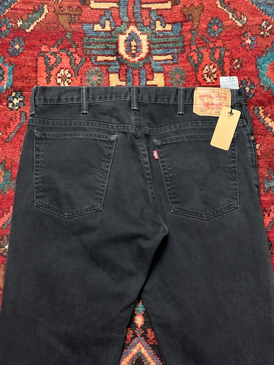 00's 리바이스 517 블랙 부츠컷 플레어진 상품이미지6