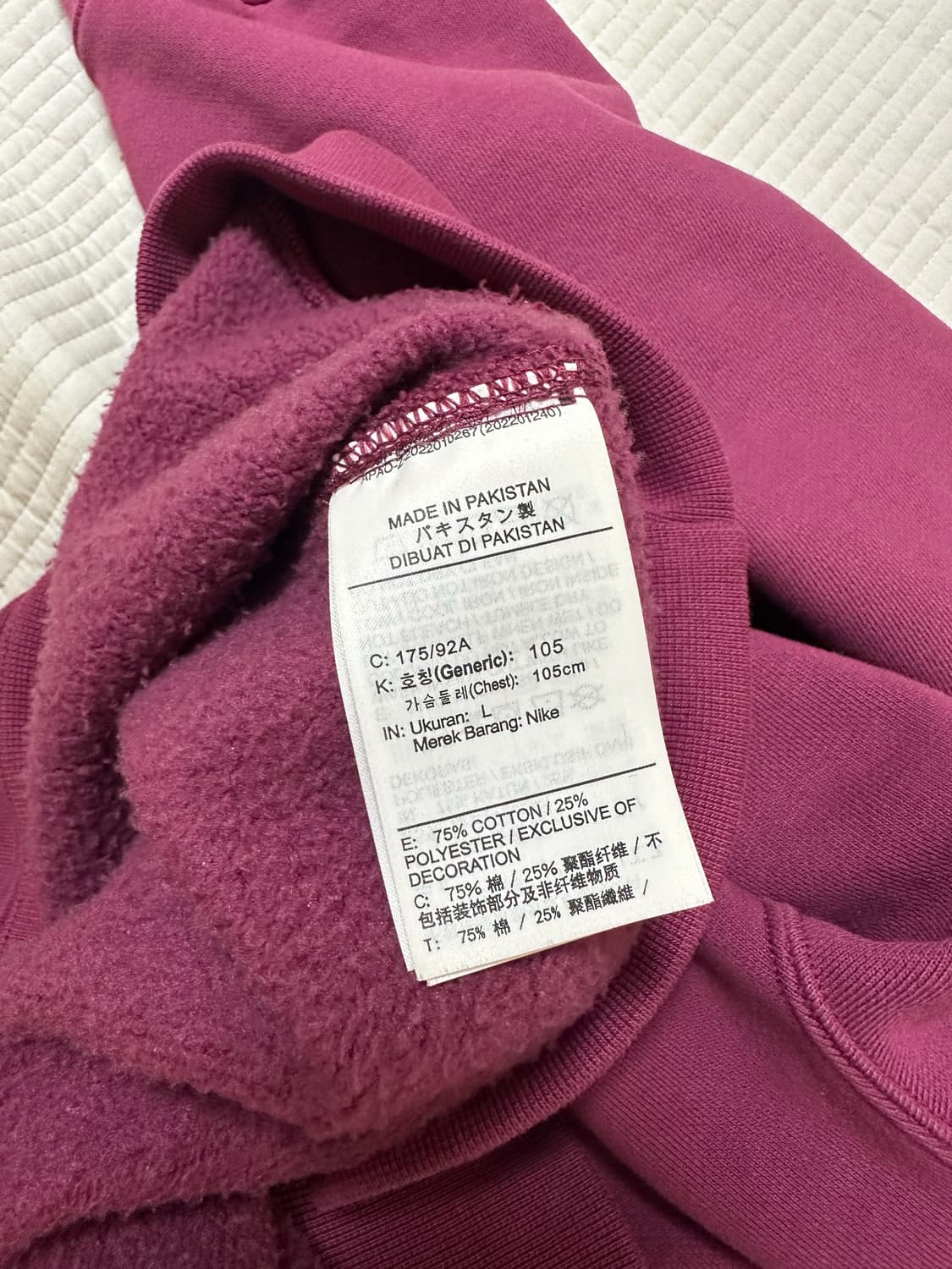 L) 나이키 ACG 써마핏 플리스 후드 로즈우드 상품이미지5