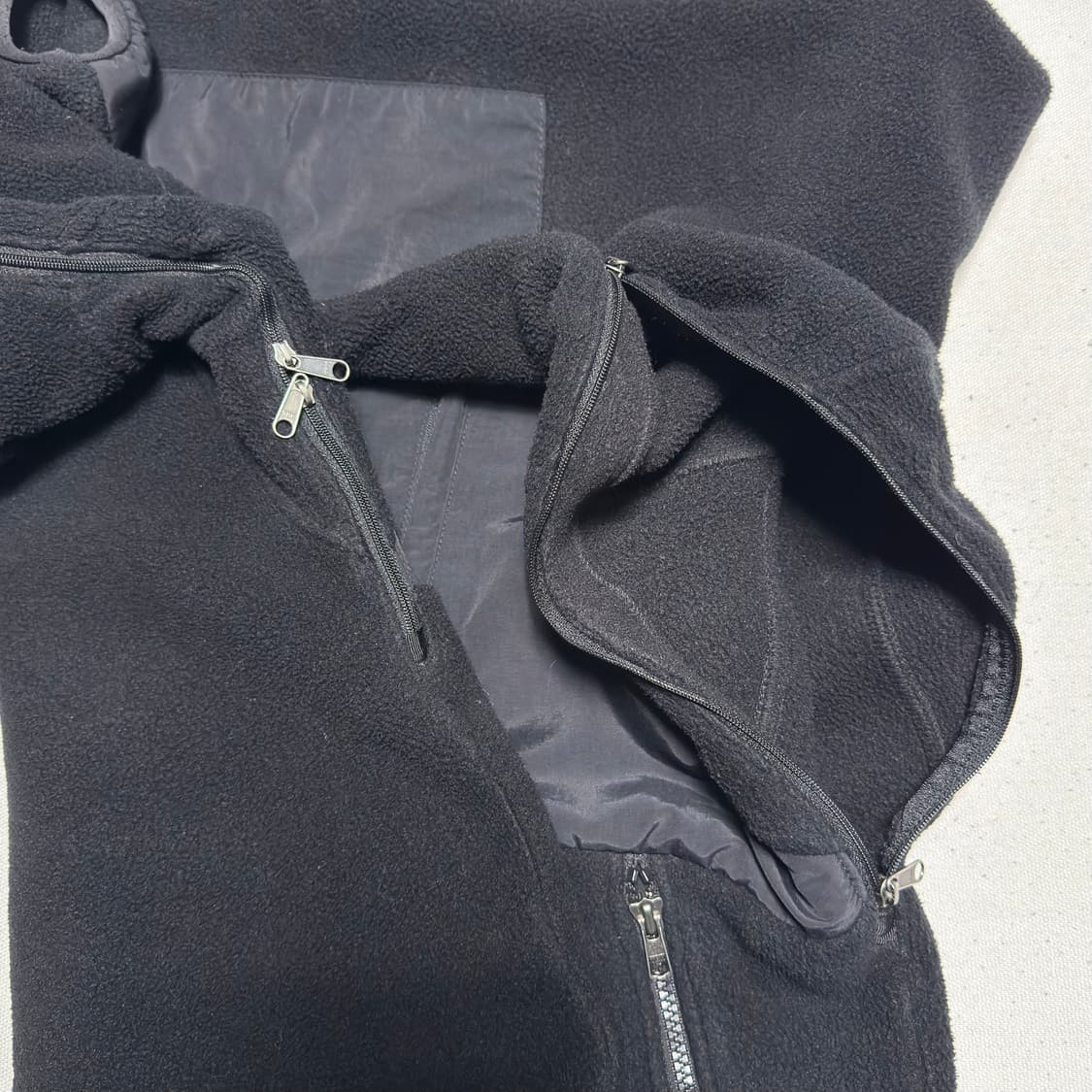 S 노스페이스 데날리 블랙 플리스 상품이미지4