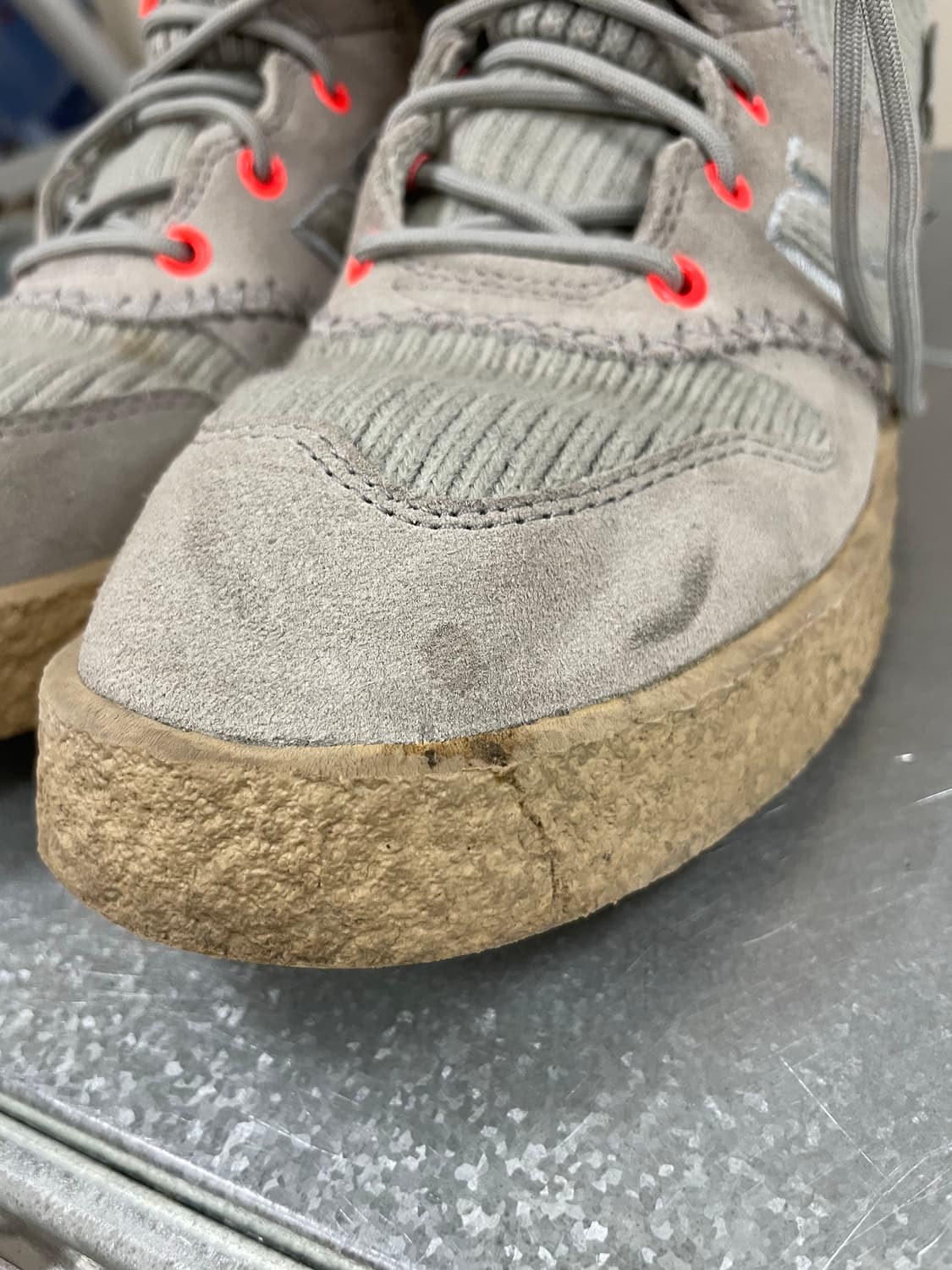 뉴발란스 니트 퍼 부츠 그레이 230 상품이미지7