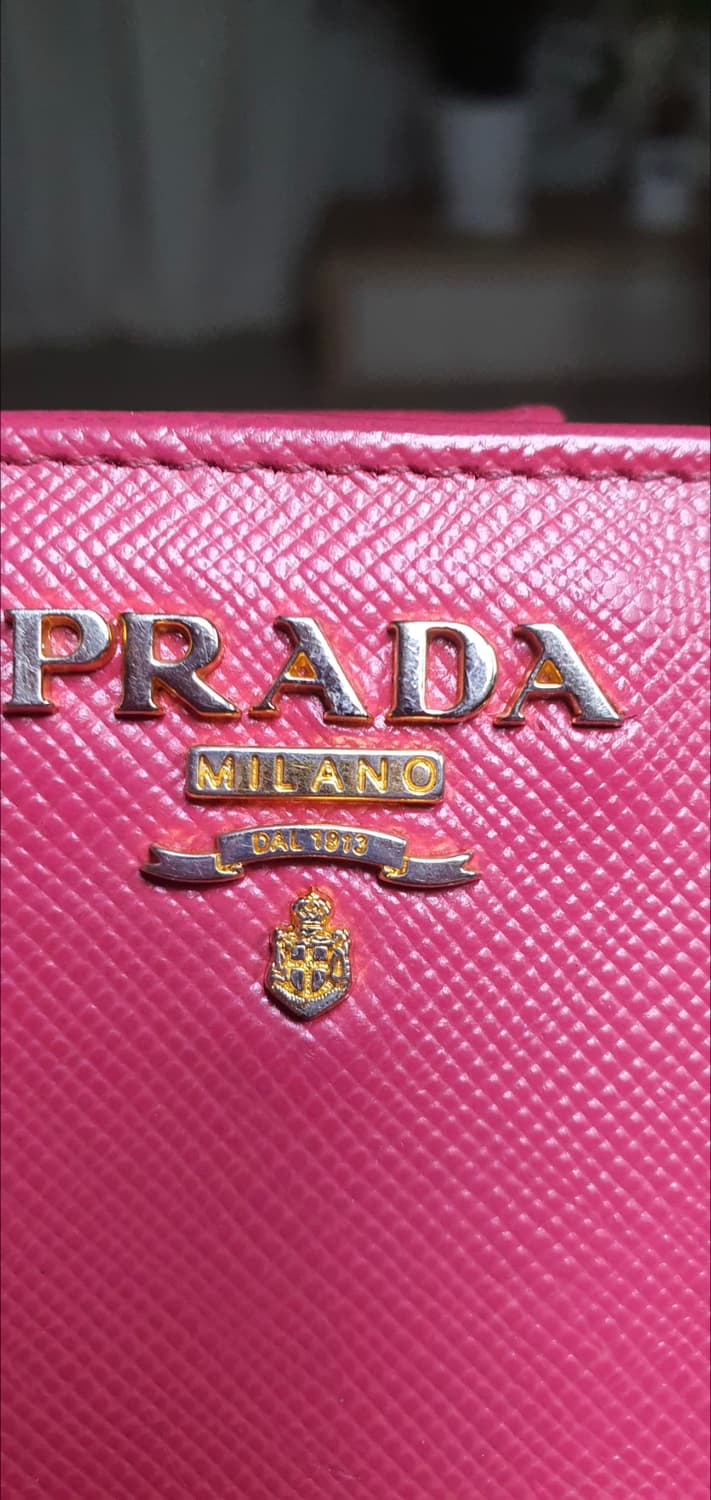 프라다 사피아노 반지갑/지갑 핑크 정품A급(보증서O) 상품이미지4