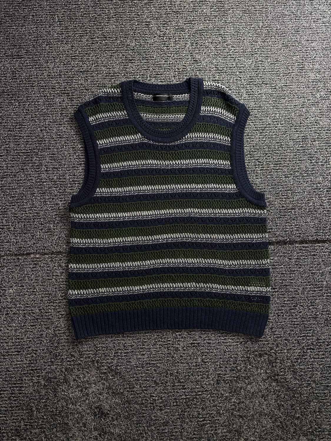 커스텀멜로우 에스닉 패턴 니트 베스트 2681 상품이미지2