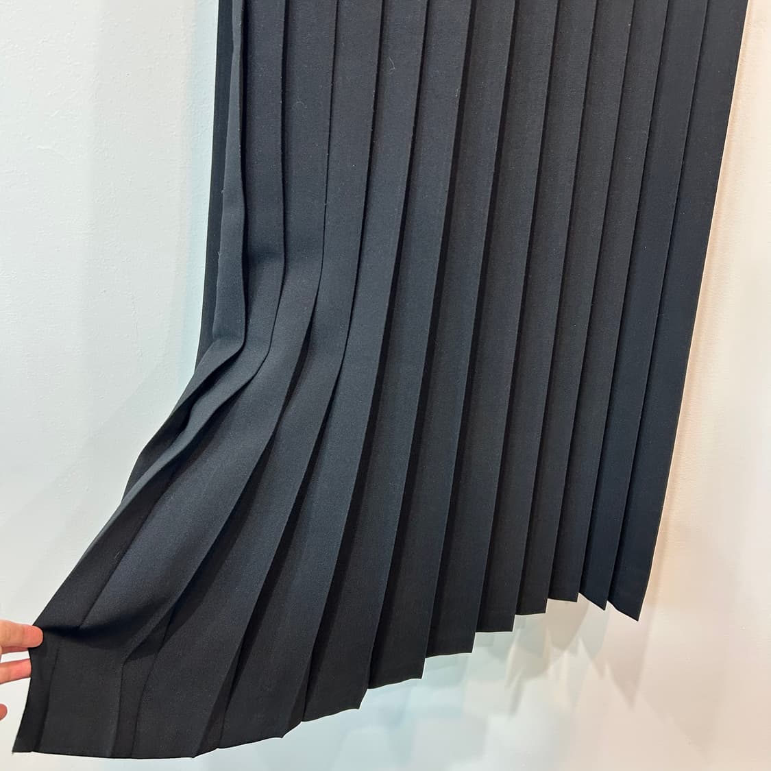 블랙 플리츠 롱 원피스 상품이미지6