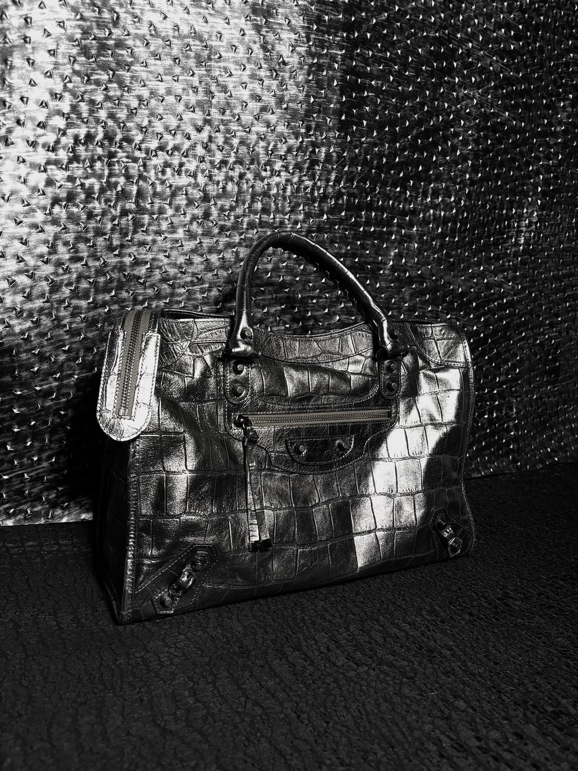 크로커다일 메탈 백 상품이미지2