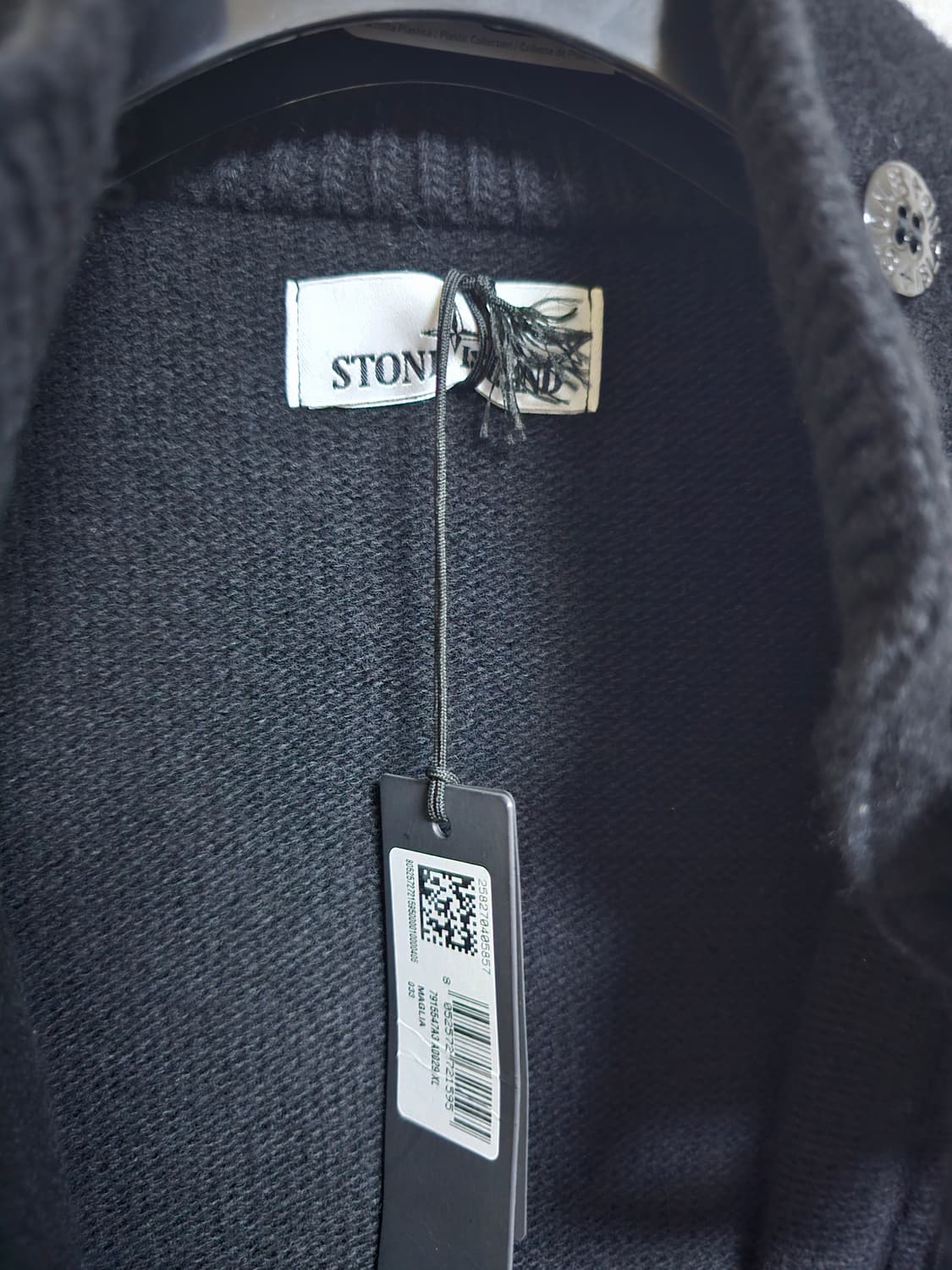 스톤아일랜드 하이넥 울 가디건 상품이미지5