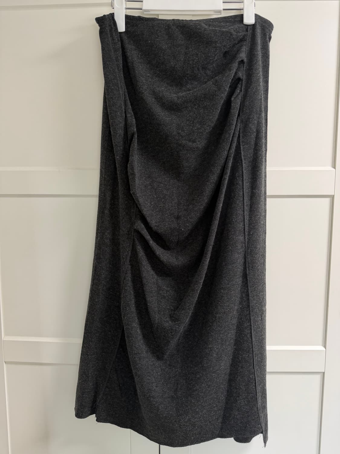 리포스 저지 셔링 맥시스커트 상품이미지2