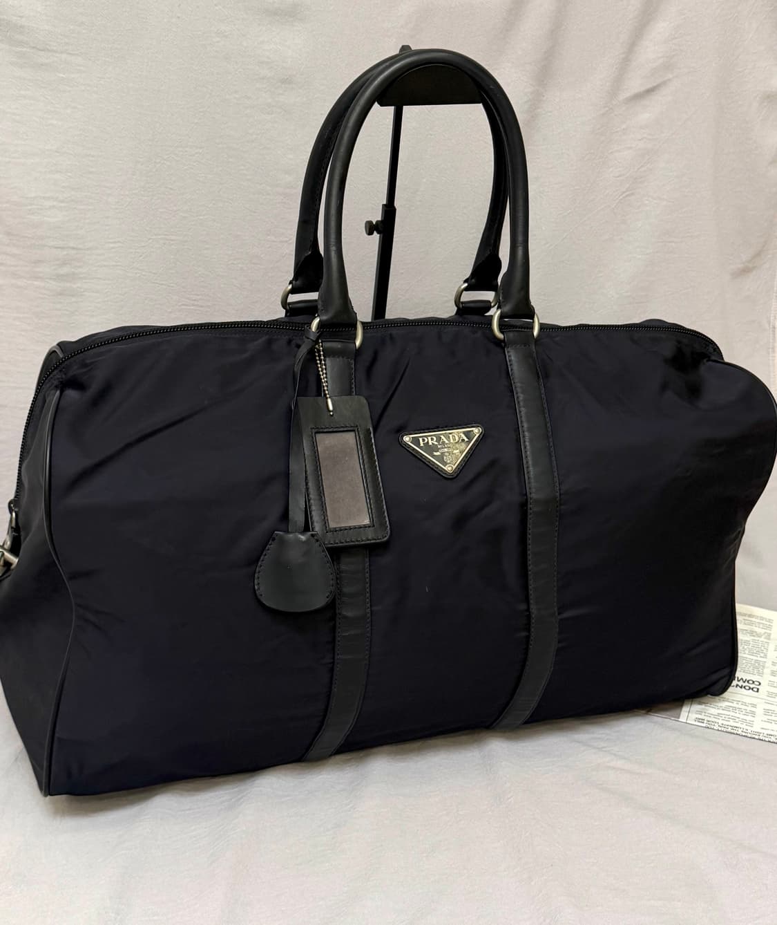 프라다 나일론 포코노 더플백 보스턴백 여행가방 골프가방 네이비 토트백 상품이미지4