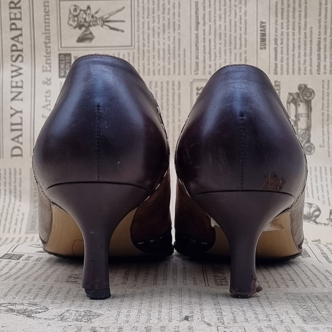 페라가모 멀티컬러 여성펌프스힐 7 240 굽6 상품이미지4