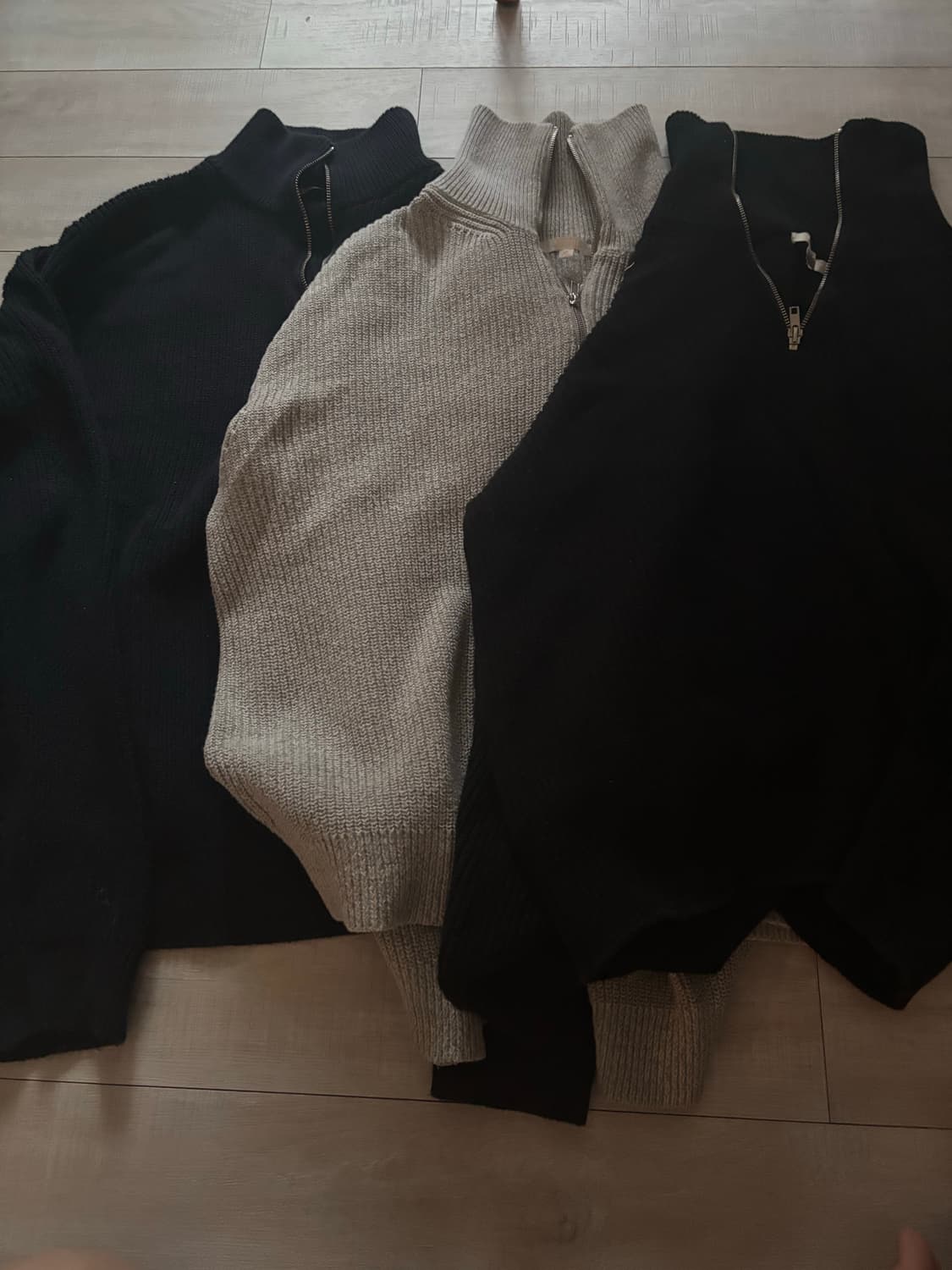 자라,키뮤어 하프 집업 일괄  상품이미지1