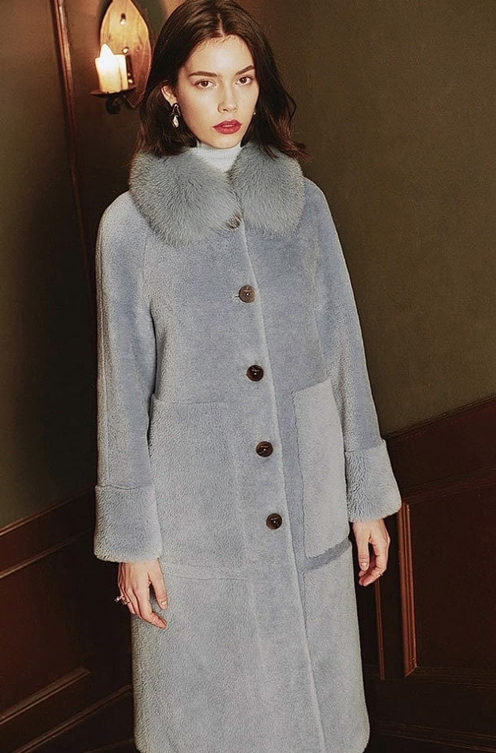 칼 라거펠트 사가폭스 슈페트 양모코트 상품이미지8