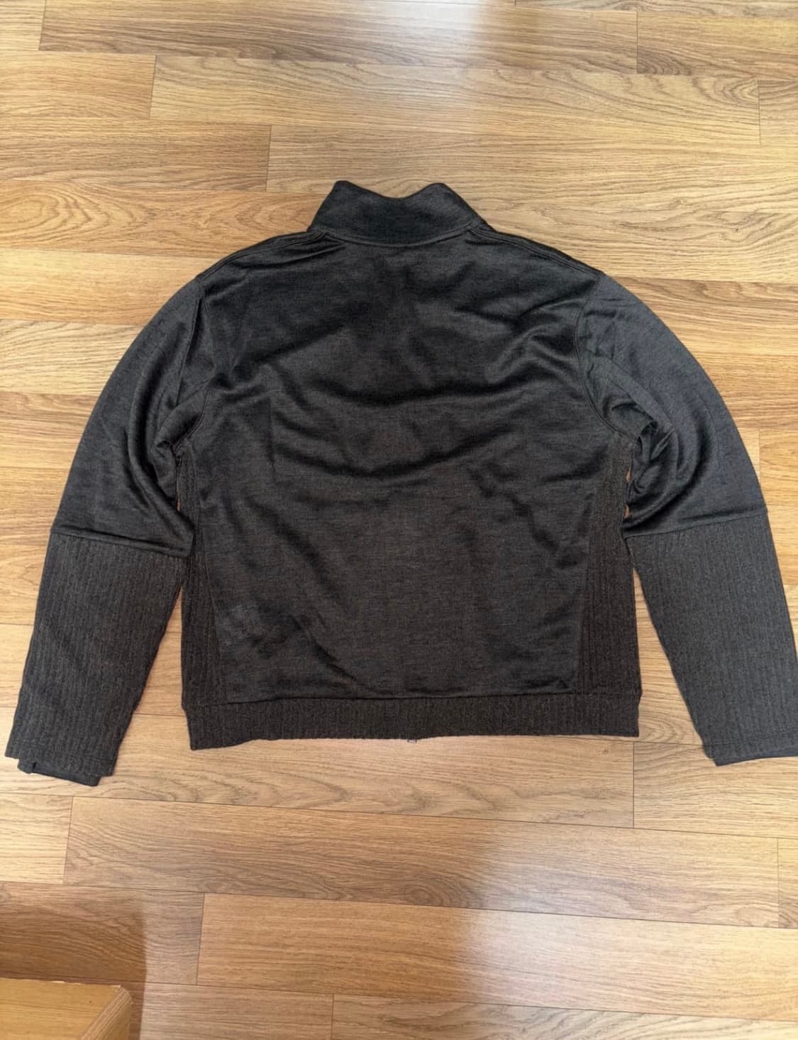 해칭룸 더블 슬리브 트랙 가디건 다크 카키 (5-XL) 상품이미지5