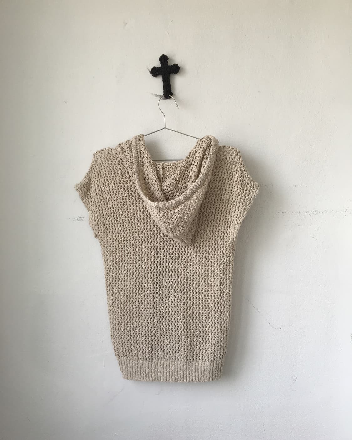 Summer knit hood zip up 상품이미지3
