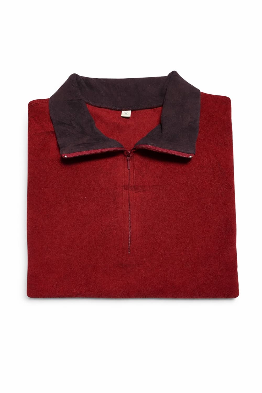 JPN 00s 일본 빈티지 y2k 레트로 유니클로 버건디 하프집업 플리스 상품이미지3