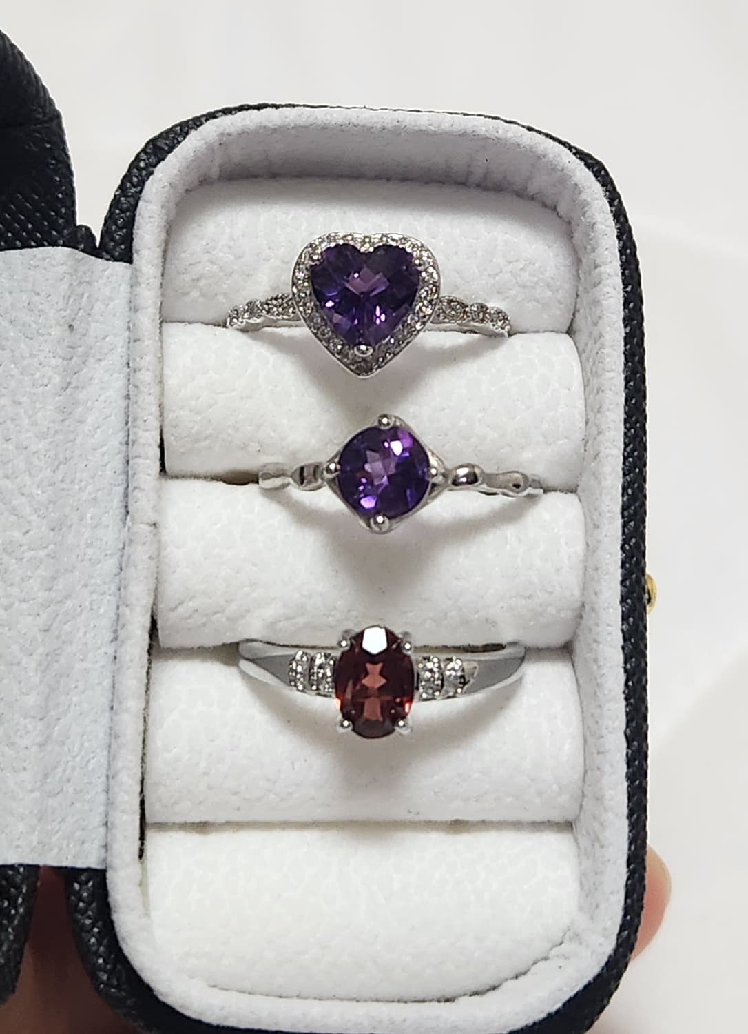 자수정 가넷 실버925 반지 상품이미지2