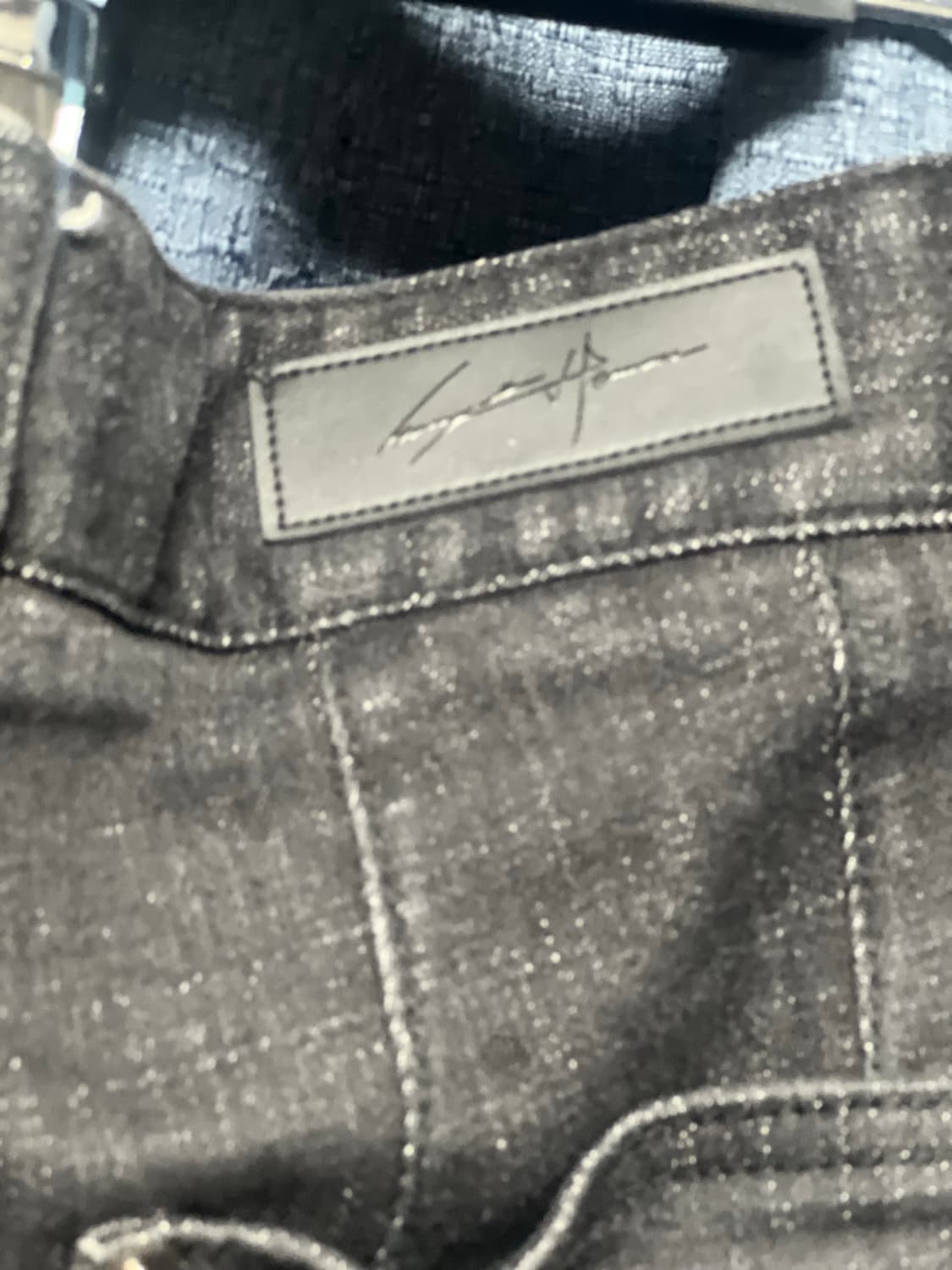 송지오 흑청 데님 슬랙스 어떤데? 상품이미지3