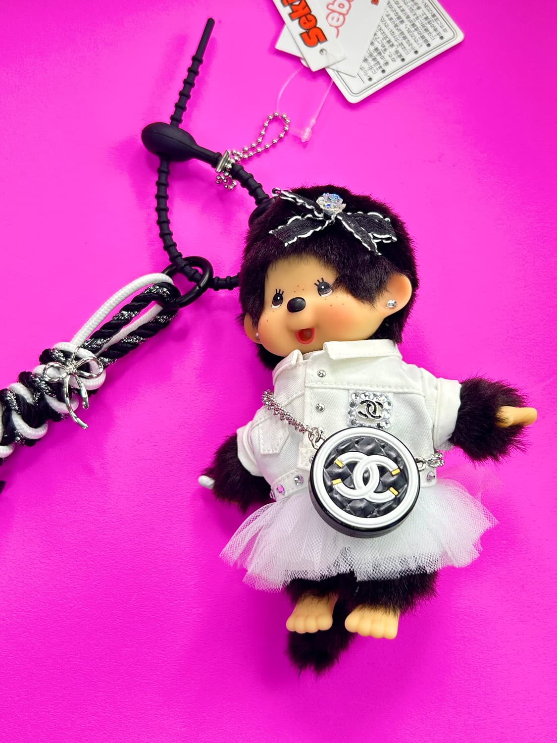 (37)정품몬치치🤍🖤올 화이트  상품이미지3