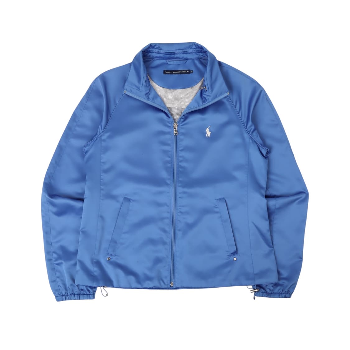 폴로 랄프로렌 골프 폴리 새틴 블루종 슬림핏 자켓 상품이미지1