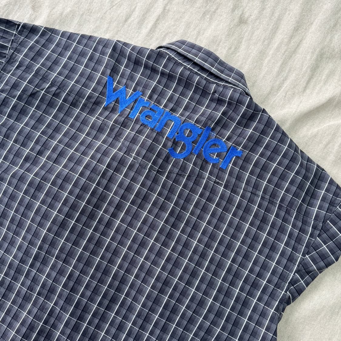 랭글러 자수 웨스턴 체크셔츠 105 상품이미지4