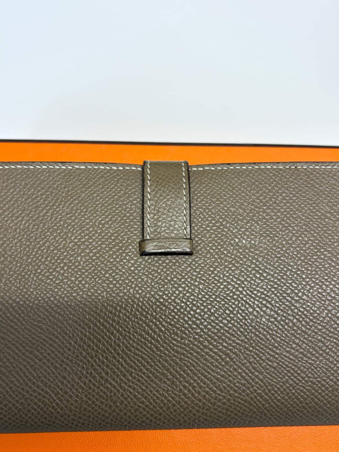 에르메스 베안 장지갑 에토프 금장 U각인 상품이미지7