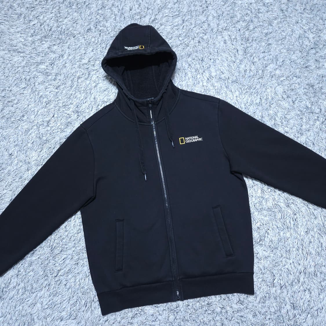내셔널지오그래픽) XL 남자 폴리샤 기모후드집업 / 왕눈이샵 상품이미지2