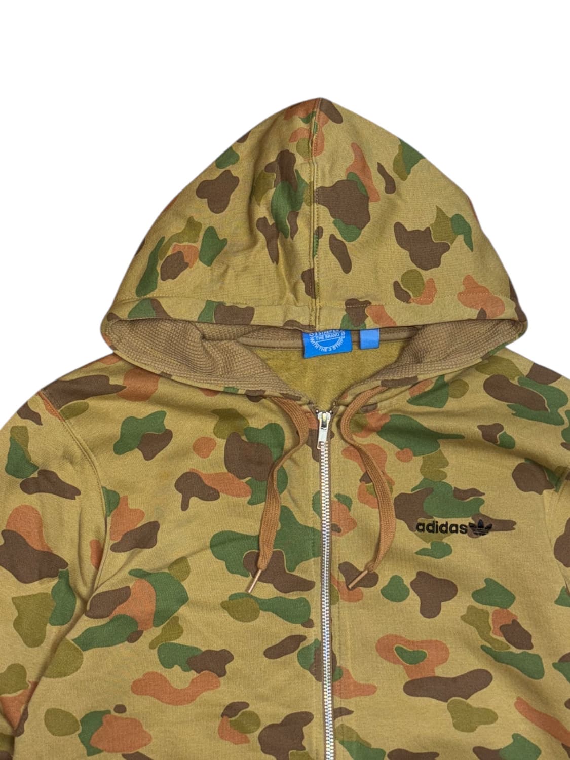아디다스 카모 패턴 후드 집업 상품이미지5