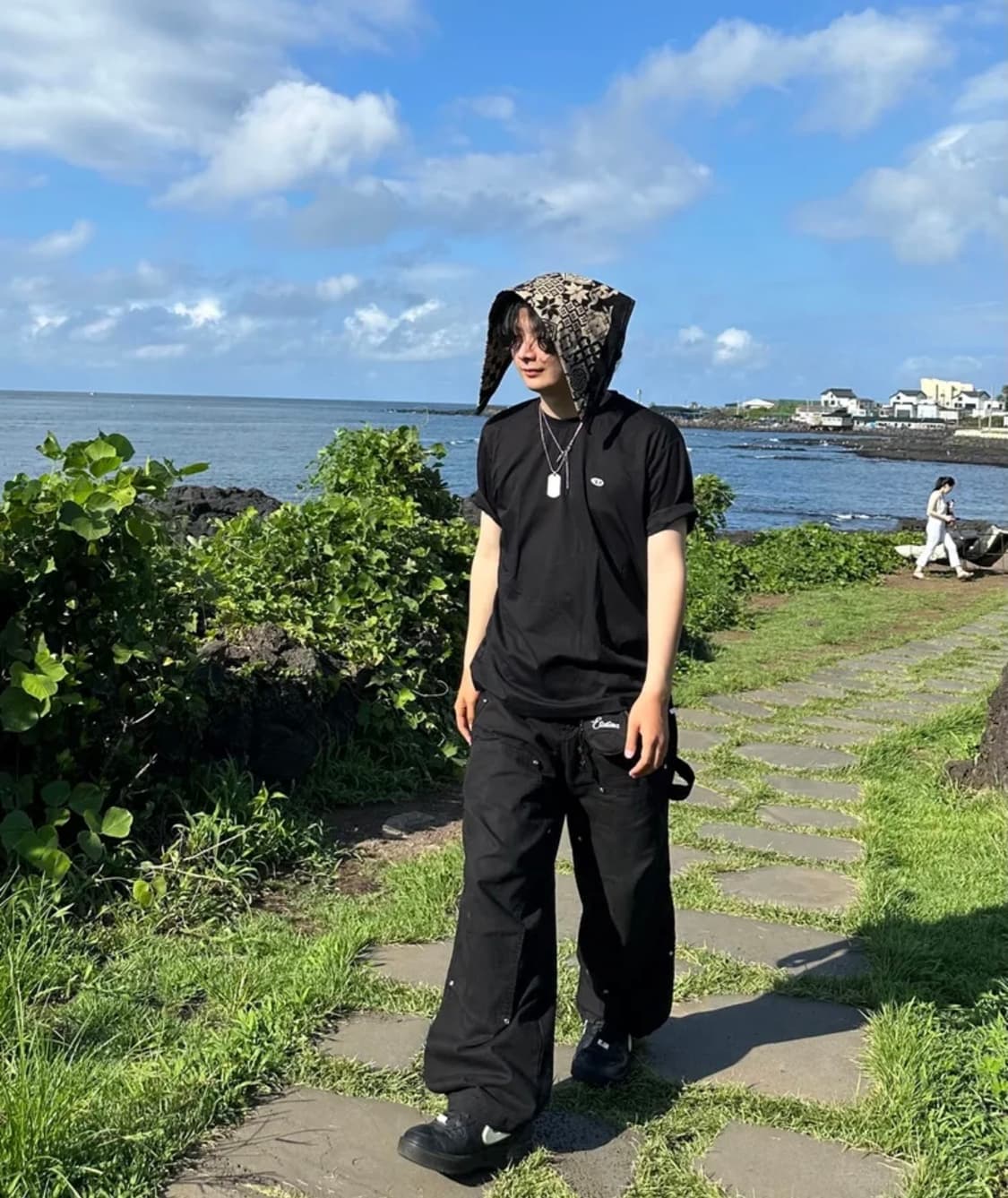 9999아카이브 쥬얼리 리벳 더블니팬츠 상품이미지3