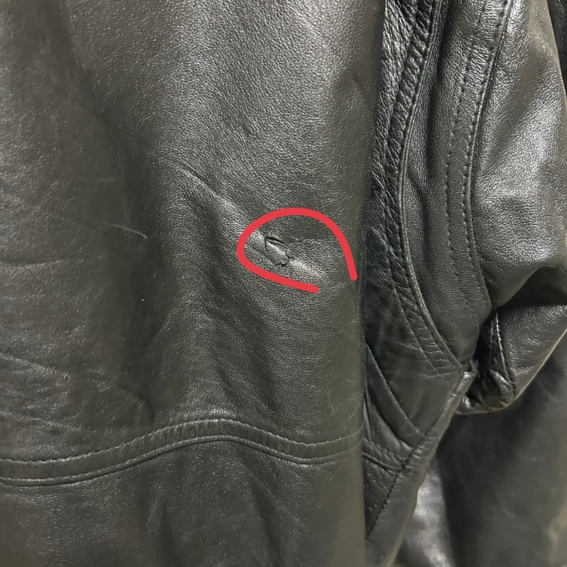 빈티지 양가죽 봄버자켓점퍼(재판매) 상품이미지4