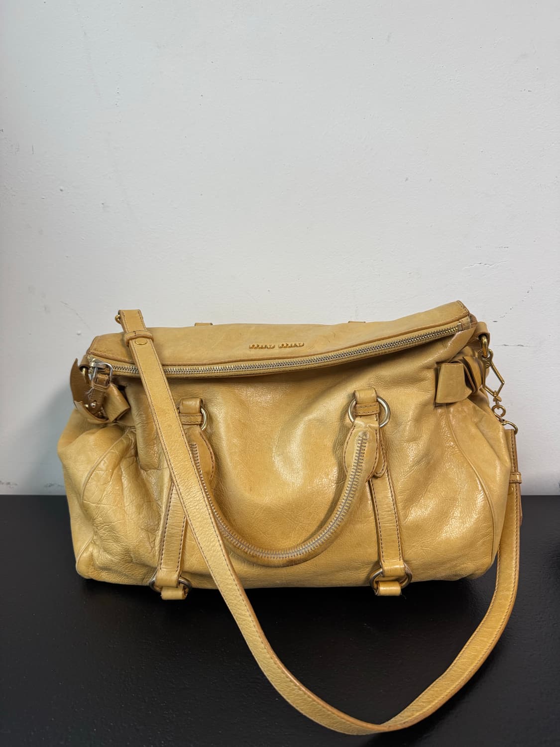 미우미우 비텔로 럭스 사첼 2way백(정품) 상품이미지1