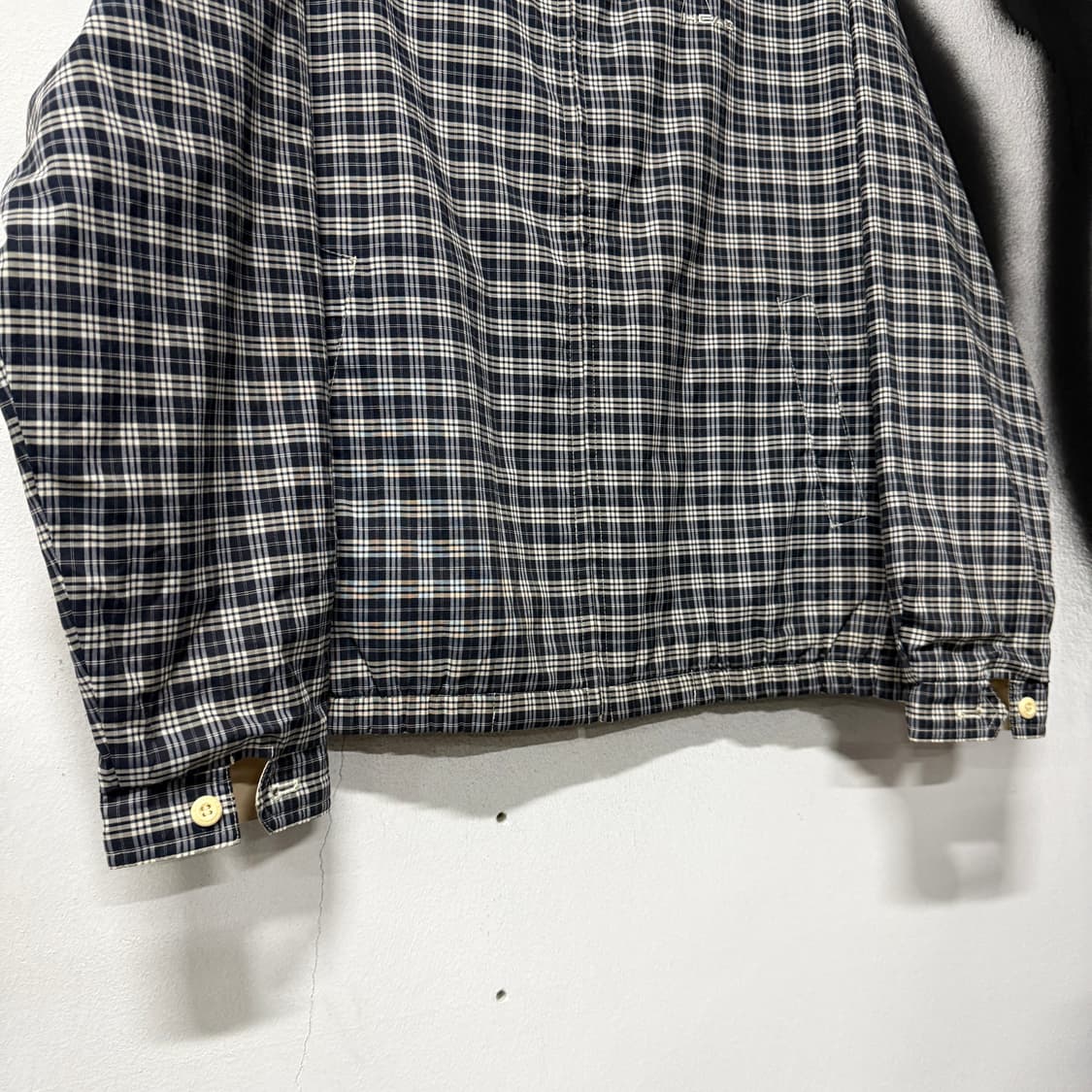 헤드 클래식 체크 리버시블 우븐 스윙탑 자켓 상품이미지7