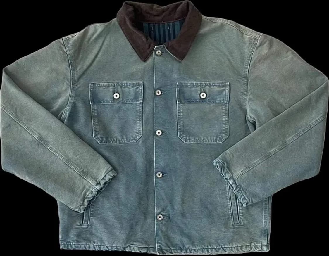 (구매중,s-m) 이지 시즌 6 glacier 데님자켓 상품이미지1