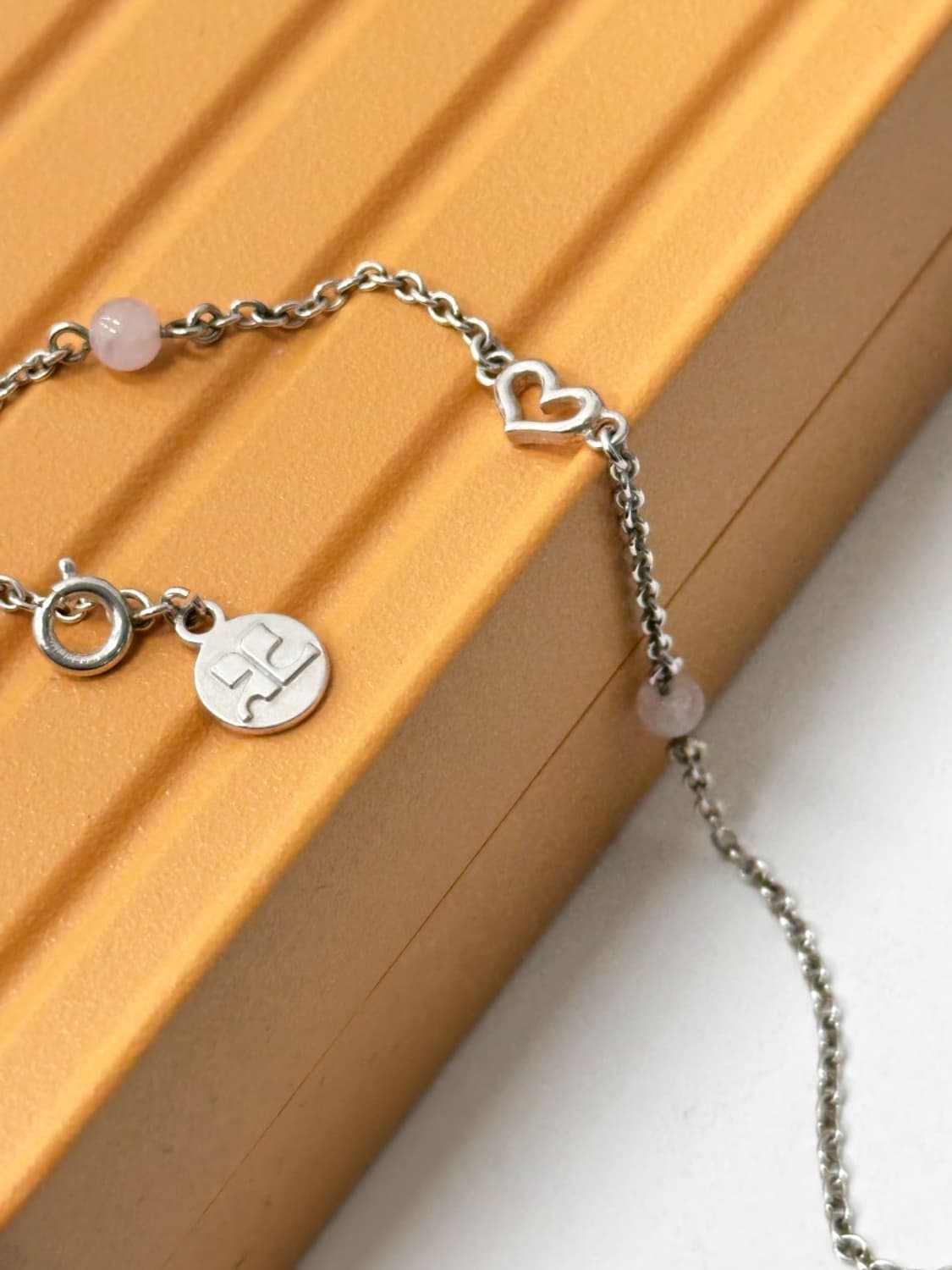 courreges / 꾸레쥬 실버925 하트 펜던트 팔찌  상품이미지1