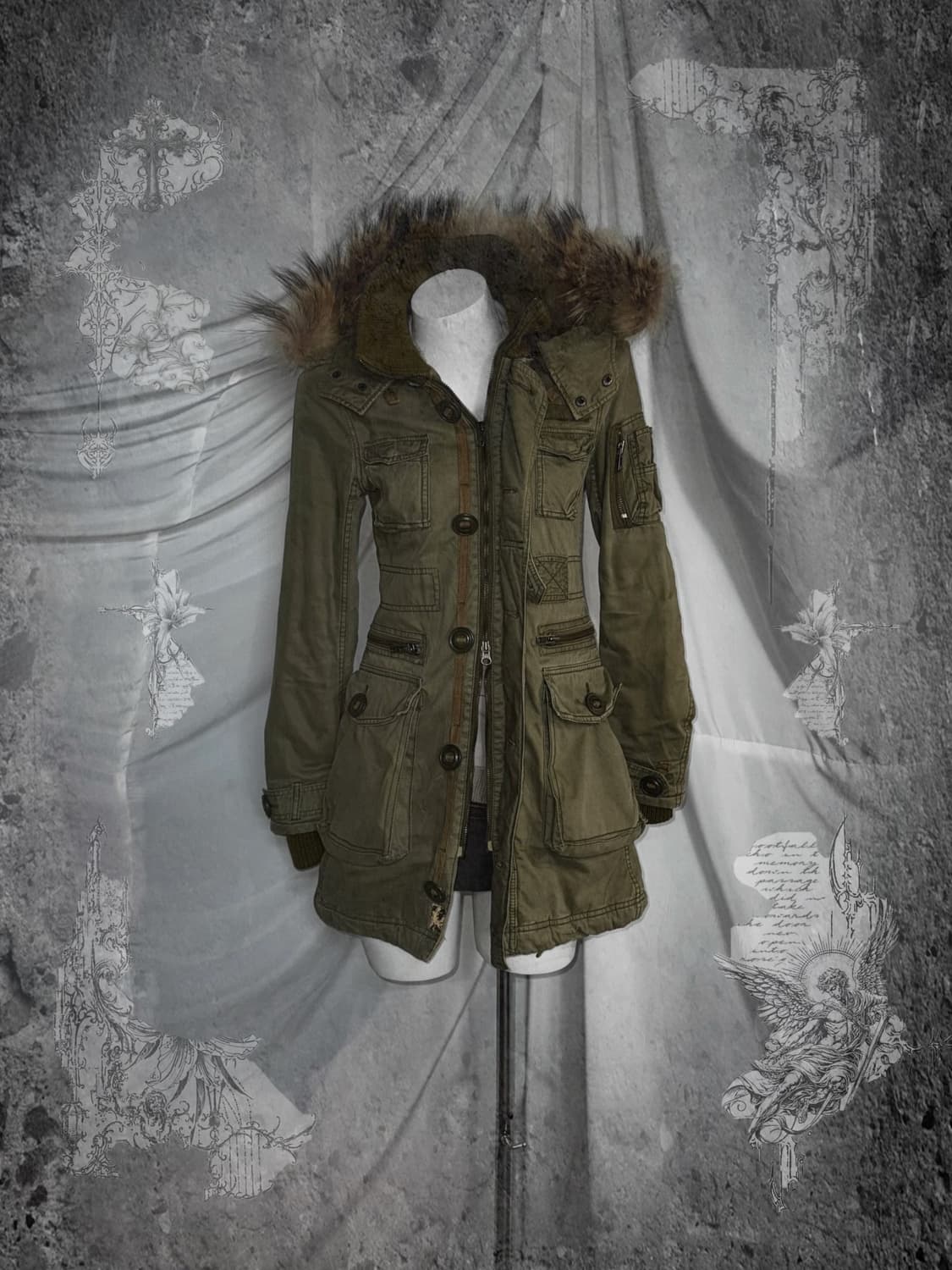 데일리 카키 00‘s와투케 코디세트  상품이미지1