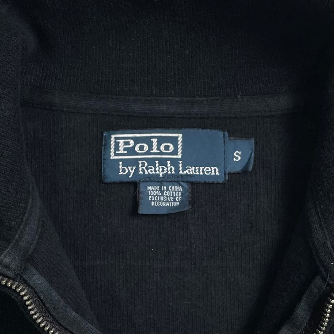 폴로 랄프로렌 블랙 반집업  상품이미지5