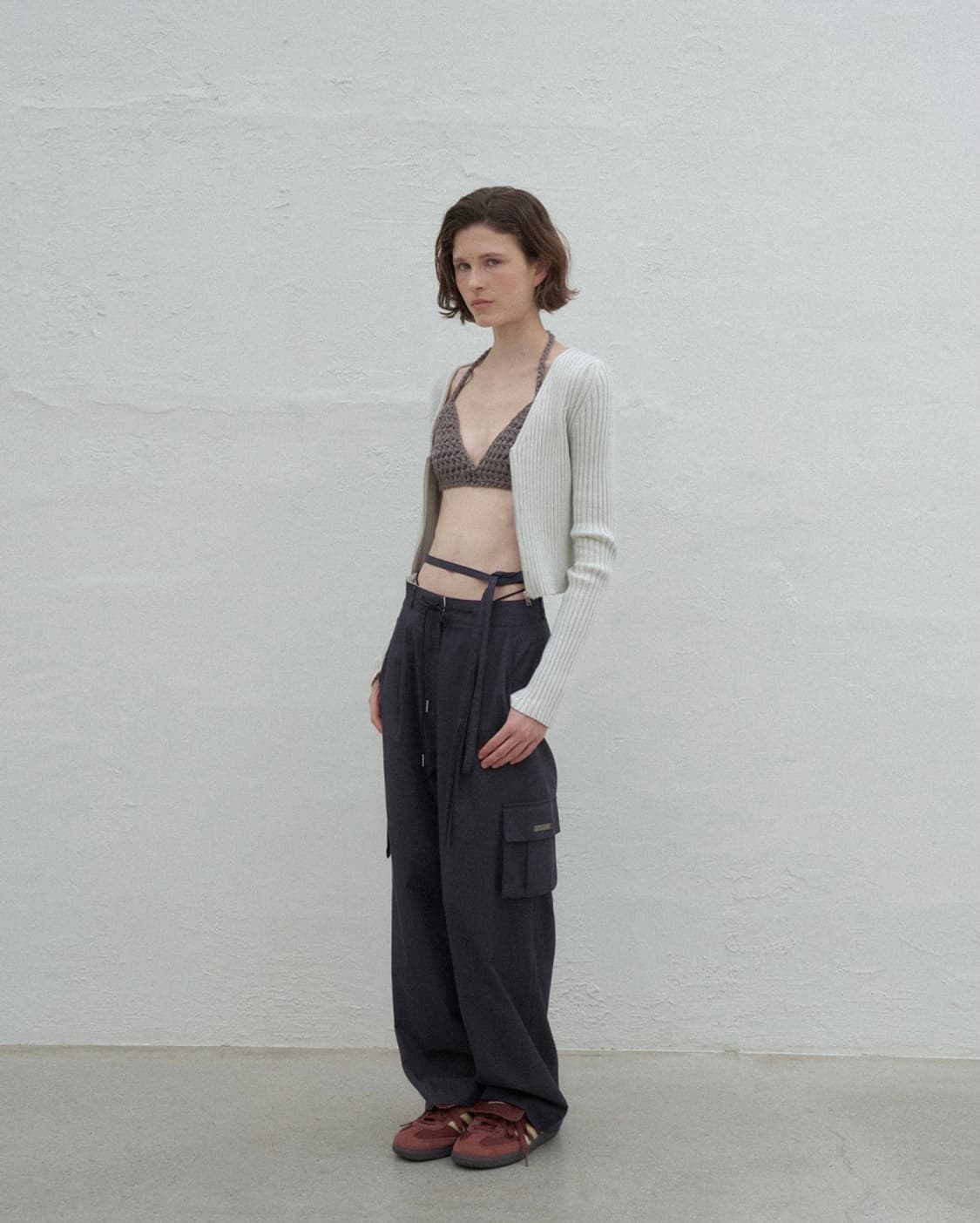 포에토 2 STRING GLADY PANTS 차콜 상품이미지2