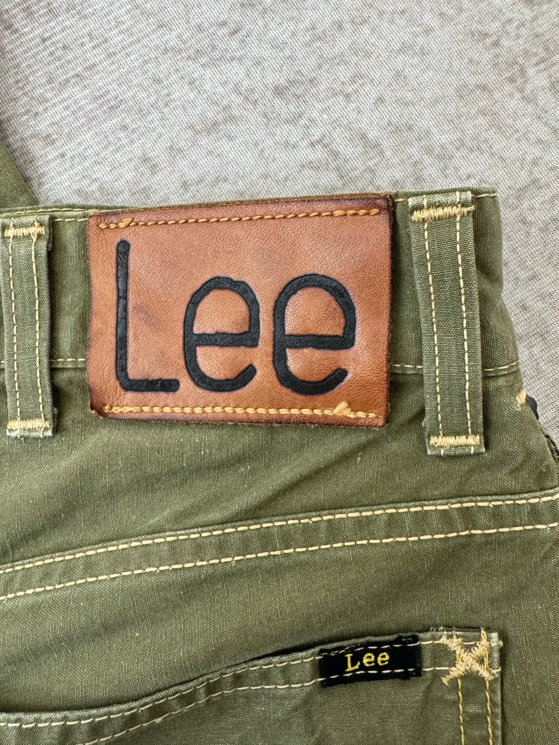 2000년대 생산 빈티지 LEE 면 남자바지 34 레귤러핏 일본스타일 상품이미지6