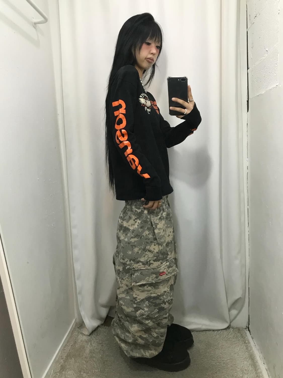 Vanson Logo printing L/S 상품이미지5